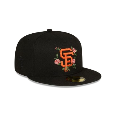 San Francisco Giants Gorra | New Era MLB Bloom 59fifty Fitted Cap Mexico - Negros
